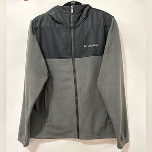 Columbia full zip fleece hoodie M